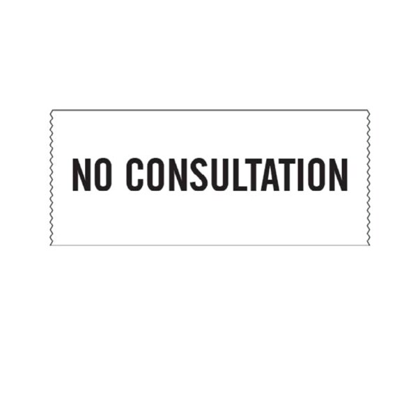 Printed Chart Tape - No Consultation